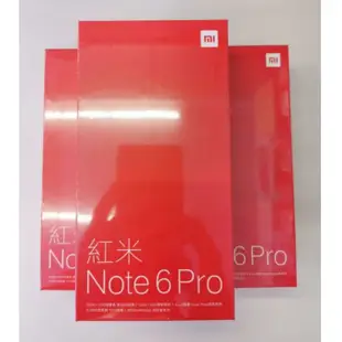 紅米note 6 PRO 4G/64GB 6.26吋智慧型手機-台灣公司貨(全新出清品)