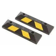 Manufacturer Varies Car Stop,Black/Yellow,4" H x 22" L GNRS1319YB Manufacturer