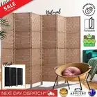 6 Panel Privacy Screen Room Divider Wood Foldable Stand Folding Partition