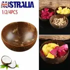 Natural Coconut Bowl Soup Fruit Salad Bowl Container Fashion Household Party NEW