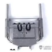 LESU Metal Exhaust Pipe Toolbox Set for RC Tractor Truck 1/14 Tamiye Model Part