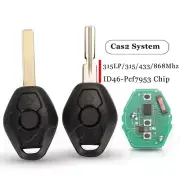 3 Buttons CAS2 System Car Remote Key 315/433/868 Mhz ID46-7953 Chip For BMW