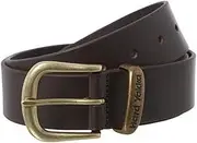 [Hard Yakka] Leather and Brass Buckle Belt