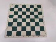 Silicone Chess Tournament Roll Up Mat 20"x 20" & 2.25" Squares Chess Game Mat