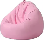 HHCTEBEC Bean Bag Cover Without Filling, Giant Fabric Bean Bag Bean Bag Chairs in Multiple Sizes and Colors Cover for Living Room Bedroom Dorm Offic,H-80 * 90cm