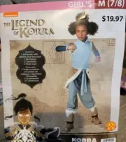 Korra Girls Costume Size Med 7/8 The Legend of Korra MISSING accessories