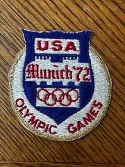 USA Olympic Games Munich '72 Patch 3" Embroidered Unused 1972