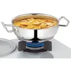 New Borosil Stainless Steel Kadhai With Lid, Induction Friendly, with Free Post