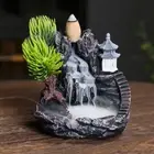 Retro Backflow Incense Holder Resin Backflow Incense Burner Home Decor