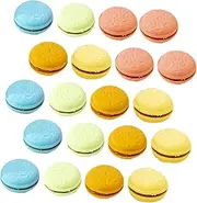 HOUDERCO 4 Boxes Mini Macaron Erasers Kids Macaron Erasers Stationery Erasers Kindergarten Prizes Mini Erasers