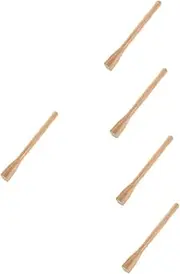Abaodam 5pcs Gardening Hoe Handle Digging Hoe Handle Garden for Garden Work Digging Grip Carpenter Tool Wood Beige