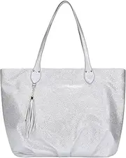 GAYI URBAN Glitter Tote Bag for Women, Tinsel Sparkle Tote Handbag, Large Sequin Hobo Shoulder Purse