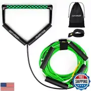 SETYPARY 75FT No Stretch Dyneema Wakeboard Rope and Handle, 4 Sections Floati