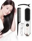 Heat Brush, Cordless Hair Straight Iron, Brush Iron, LCD Display, 6000mAh, Strai