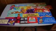 Lot 20 Garfield Vintage Argus Mini Posters Job Office Shop