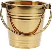 Stainless Steel Ice Cube Bucket Smooth Edges Scratch Resistant Drinks Cooler for Bars Parties Restaurants Compact Bucket for Ice Storage and Beverage Bottles