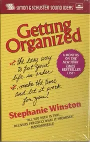 Getting Organized by Stephanie Winston (1986, Audio Cassette)