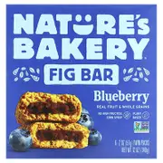 Nature's Bakery, Fig Bar, Blueberry, 6 Twin Packs, 2 oz (57 g) Each