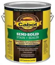 Cabot Deck and Siding Stain, Natural Flat, Cordovan Brown #1437 (One Gallon)