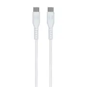 Monster TPE 2M USB-C to USB-C Android Phone Charging/Sync Power/Data Cable White