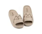 Pusheen Womens Sliders (Brown)