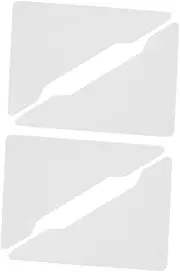 4pcs Car Door Corner Protectors Silicone Edge Guards for Collision Scratch Prevention Easy Installation Auto Accessories for Front Door Bumper Trim Decorative Strip with Diamonds