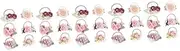 UPKOCH 5sets Hair Ties for Girls Baby Hair Bands Flower Design Elastic Headbands Boys and Girls 6pcs*5