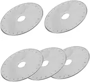 jojofuny Rotary Cutter Blades Replacement 45mm Round Fabric Trimmer Refill Blades for Quilting Patchwork Sewing