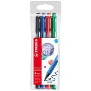 Stabilo PointMax Fineliners Assorted 0.8mm 4 Pack