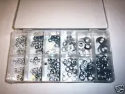 350pc LOCK & FLAT WASHER ASSORTMENT FOR NUTS & BOLTS