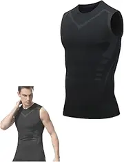 Hawtrytoa 2023 New Version Ionic Shaping Vest,Comfortable and Breathable ice-Silk Fabric,for Men to Build a Perfect Body