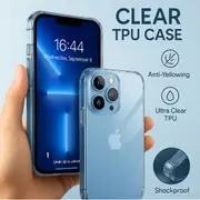 Clear Shockproof Bumper Case Cover For iPhone 15
