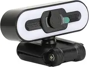 4K Digital Zoom, Webcam Built in Microphone, Super Bright Fill Light Auto Beauty USB PC Camera for Laptop Computer LCD Display for Video Calls