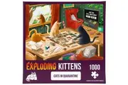 Exploding Kittens Puzzle Cats in Quarantine 1,000 pieces