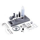 Assemble an Educational Metal Steam Engine Model Featuring LED Illumination