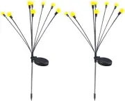 Solar Firefly Garden Lights Warm White