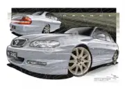 HSV Grange WH GRANGE QUICK SILVER A1 STRETCHED CANVAS (V325)