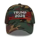 Trump 2028 Embroidered Baseball Cap Camo Hat MAGA Hat Make America Great Again