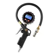 Digital Tire Inflator Pressure Gauge, LED Display Tyre Deflator Gage with