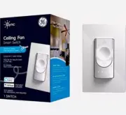 Cync by GE Smart Ceiling Fan Switch Alexa Google Wi-Fi Neutral Wire -White (NEW)