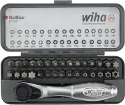 Wiha 74959 32 Piece GoBox Master Torx Bit Set with Mini One Size, Multi