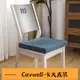 Cavwell-定做加硬50D高密度海綿沙發坐墊訂制防滑粗亞麻餐座椅辦公室凳子-可開統編