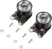 ANKROYU LED Fill Light, Night Picture Fill Light, 850IR Night Picture Camera Module with OV5647 Sensor, Night Picture Camera LED Lights Pair for Pi B 3/2