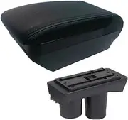 Car Console Double Storage Box for Citroen C2 C3 Car Storage Console Armrest Boxes Interior Center Console Organizers Interior Dedicated Accessories(Type B)