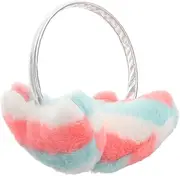 [ROMISBABA] Warm Keeping Heart Ear Muffs Plush Winter Outdoor Earmuffs for Women Boys and Girls Skiing Hiking