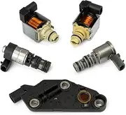 5Pcs/Set 4T65 4T65E 4T65-E Transmission Solenoid Kit Valve Body Solenoid Set EPC Shift TCC Compatible for Buick Compatible for Chevrolet/Volvo