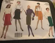 Vogue Basic Design Pattern 2752 Misses Skirts Dated Size 14-18 Very Easy
