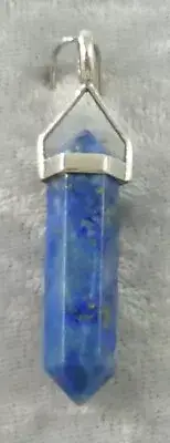 Lapis Lazuli Double Terminated Sterling Silver Pendant