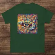 Abstract Leopard Gecko Shirt Zesty Pineapple - Pet T Shirt - Unique 852