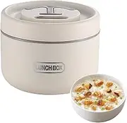 Stainless Steel Insulated Food Jar,Stainless Steel Insulated Food Jar Lunch Container - 650ml Leak Proof Wide Mouth Insulated Lunch Box for Hot Cold Food